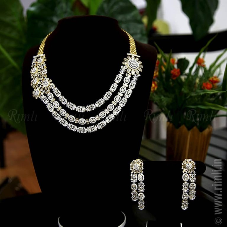 Luxury layered zircon set From Rimli Boutique