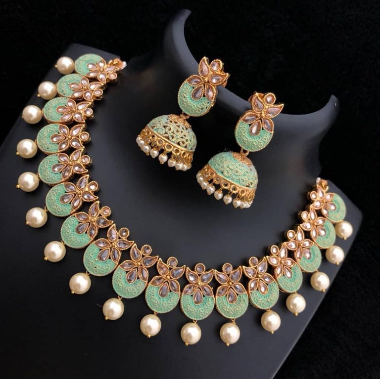 Mesmerizing Necklace Set From Embllish Chennai