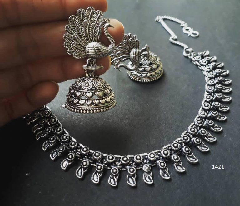 Pretty Necklace Set From Embllish Chennai