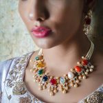 Stunning Gold Necklace From Aarni By Shravani