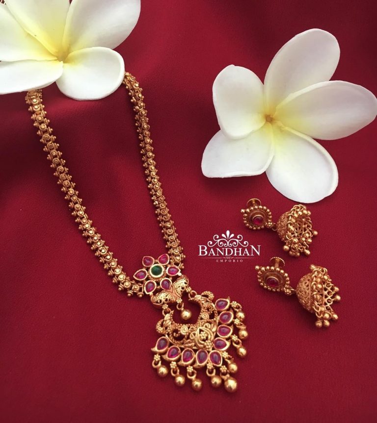 Traditional Ruby Necklace From Bandhan