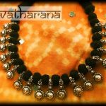Beautiful Black Thread Necklace From Avantharana