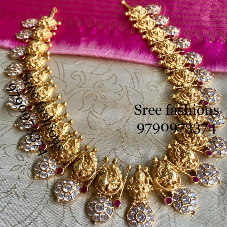 Eye Catching Haram From Sree Exotic Silver Jewelleries