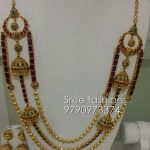 Pretty Multilayered Necklace From Sree Eotic Silver Jewellery