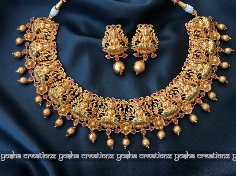 Amazing Temple Necklace Set From Yosha Creations