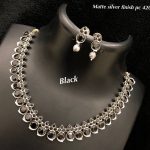 Designer Black Necklace From Ethniq Diva