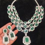 Emerald Diamontic Set From Suhana Art And Jewels