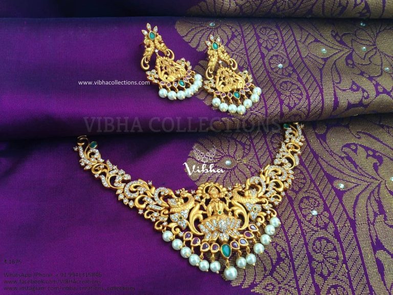 Eye Catching Necklace Set From Vibha Creations