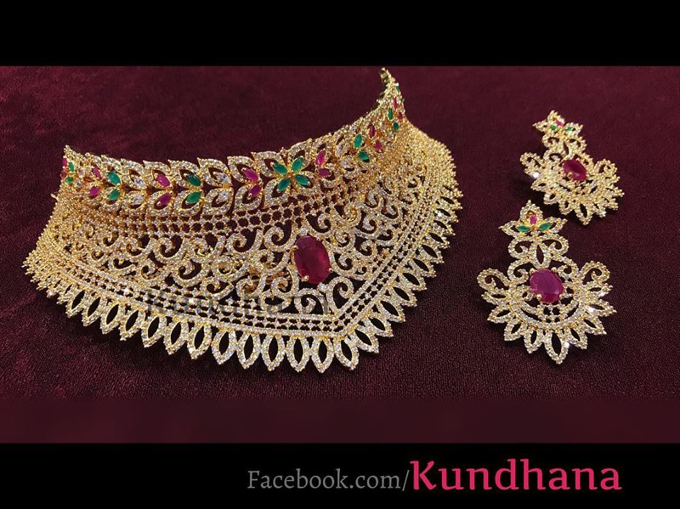 Gorgeous Choker Set From Kundana Jewellery
