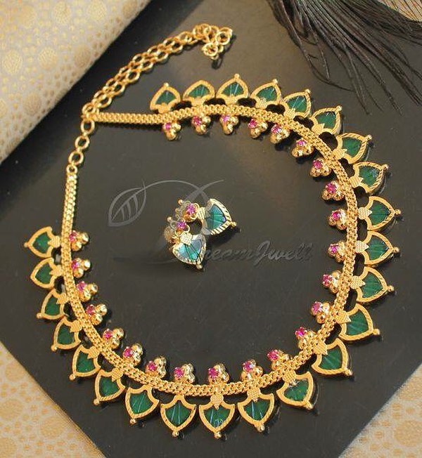 Graceful Green Necklace From Dreamjwell