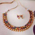 Matte Finish Short Necklace From Madhura Boutique