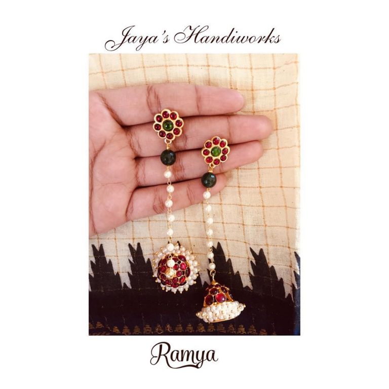 Pretty Jhumka From Jayas Jandi Works