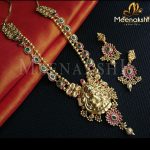 Royal Temple Necklace Set From Meenakshi Jewellers