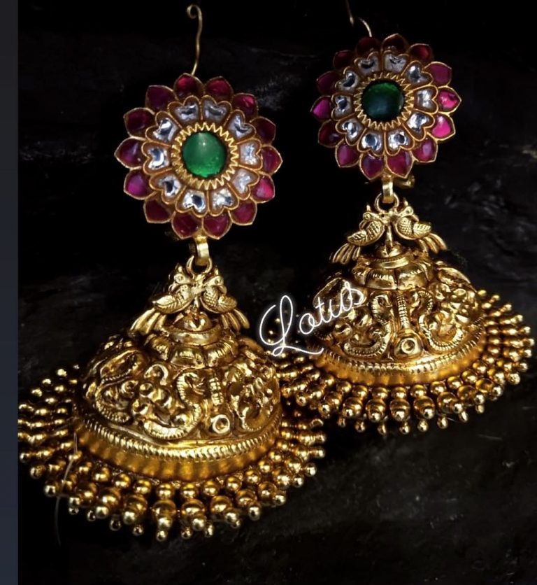 Stunning Jhumka From Lotus Silver Jewellery