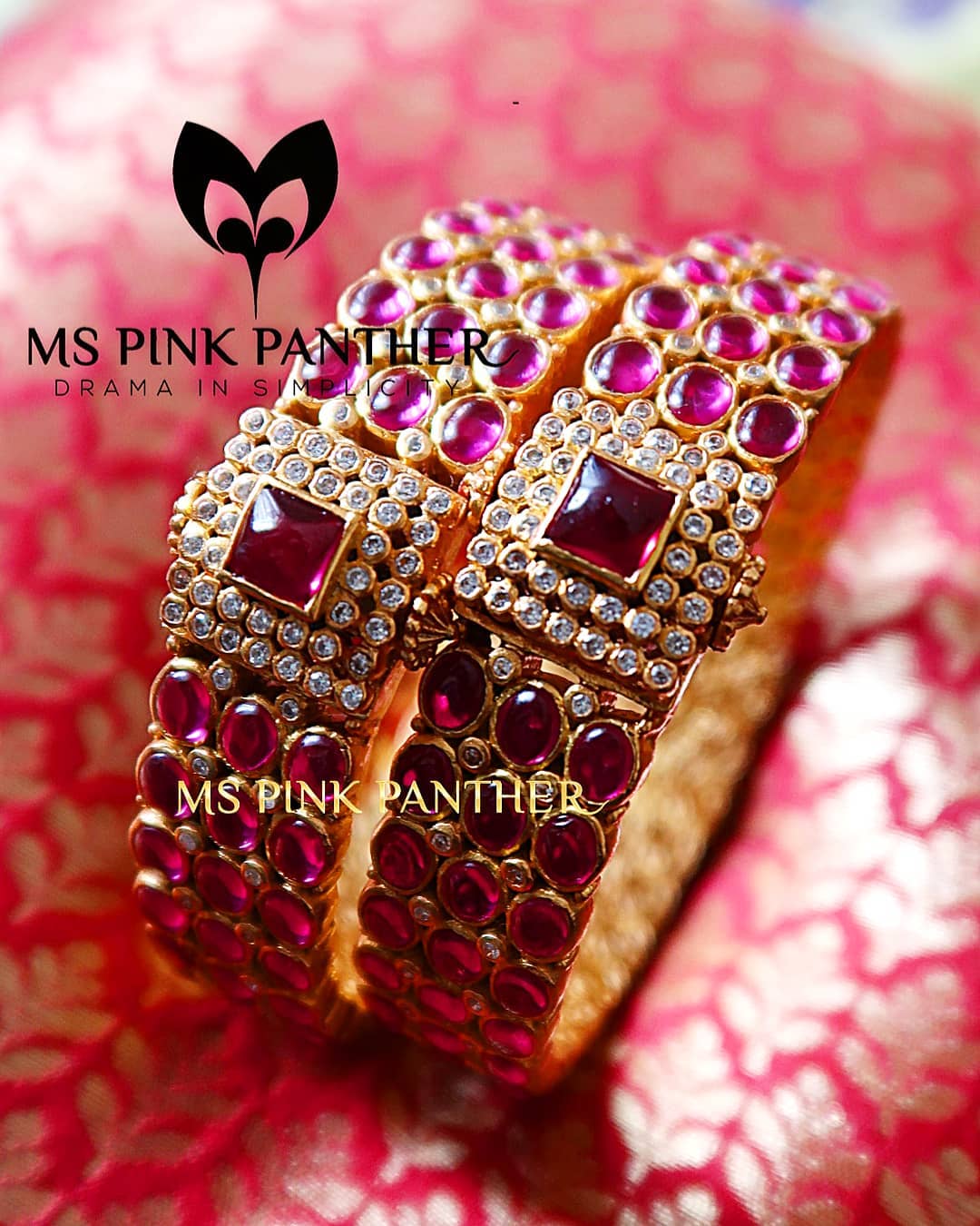 Adorable Silver Bangle From Ms Pink Panthers