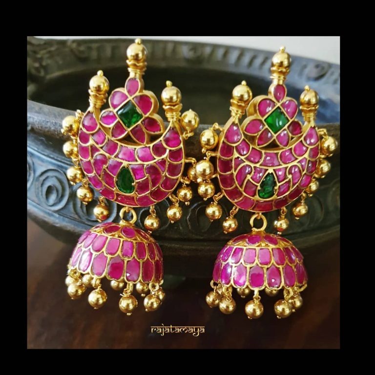 Bridal Silver Earrings From Rajatamaya