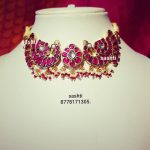 Ethnic Silver Gold Plated Choker From Silver Sashti