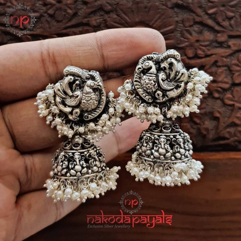 Pure Silver Jhumka From Nakoda Payals