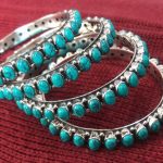 Turquoise Bangles From Kosh by Stotra Studio