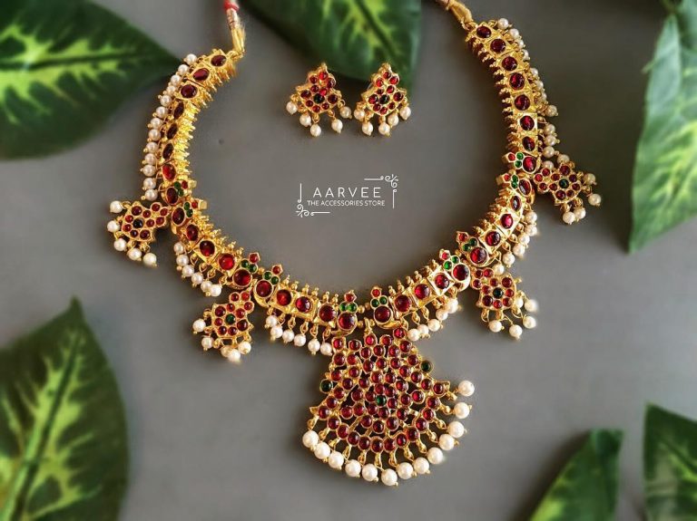 Amazing Necklace Set From Aarvee Chennai