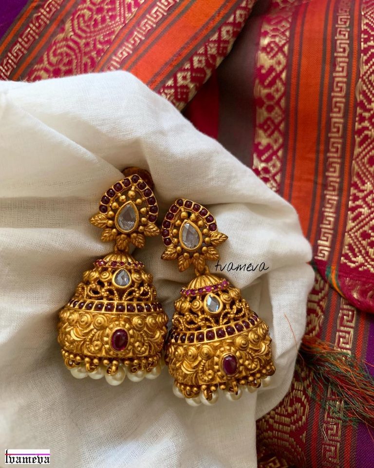 Antique Bridal Jhumka From Tvameva