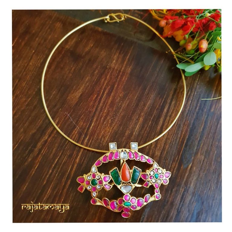 Ethnic Necklace From Rajatamaya