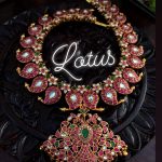 Exquisite Majestic Kundan Royal Mango Necklace From Lotus Silver Jewellery