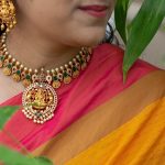 Matte Finish Lakshmi Necklace From Quills And Spills