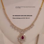 Pretty Gold Necklace From Mahalakshmi Gems And Jewellers