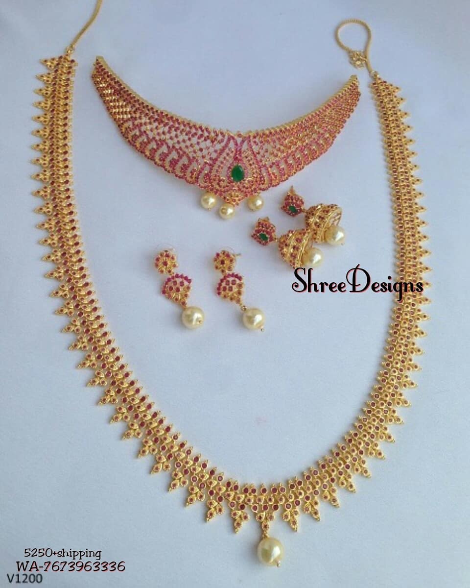 Semi Bridal Jewellery From Shree Designs