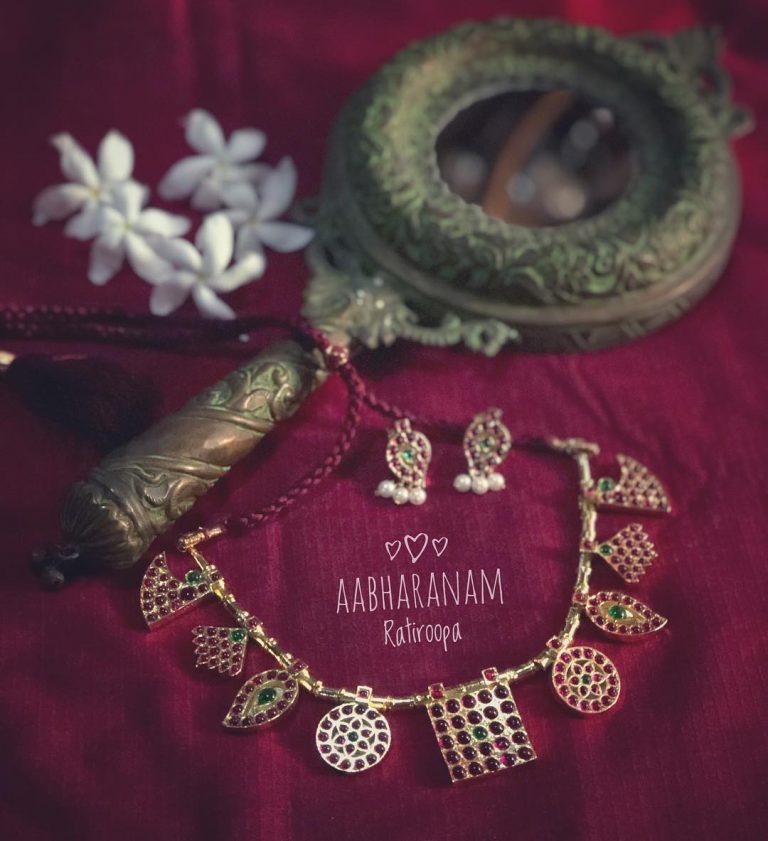 Semi Precious Necklace From Abharanam