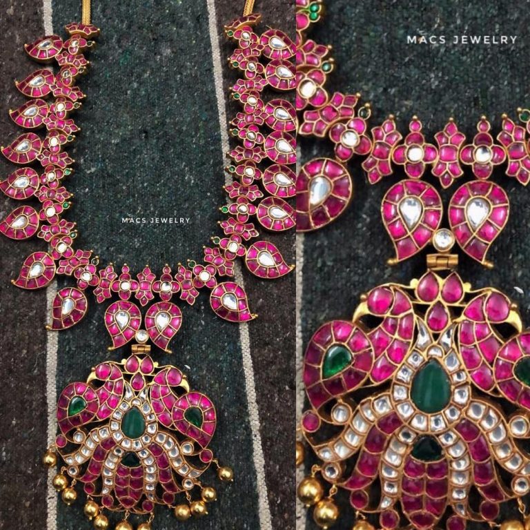 Sparkling Kundhan Set From Macs Jewellery
