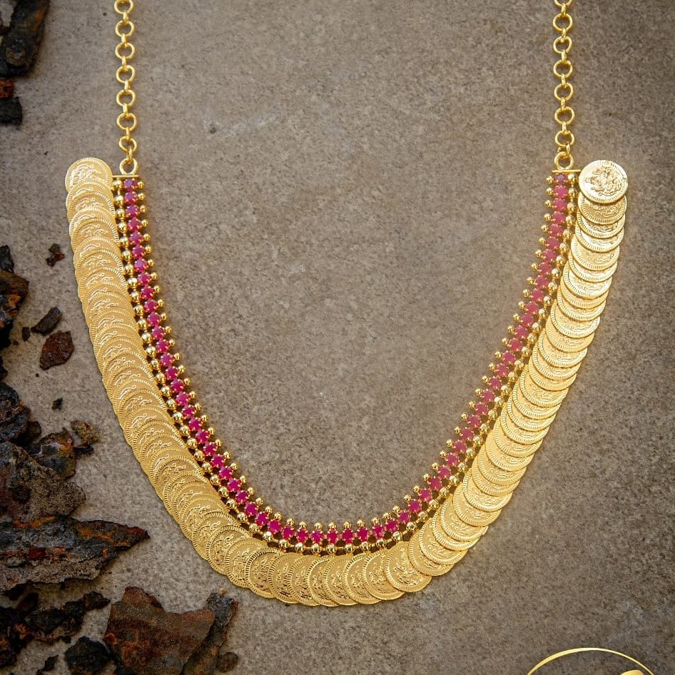 Stunning Coin Necklace From 1Gram Jewellery
