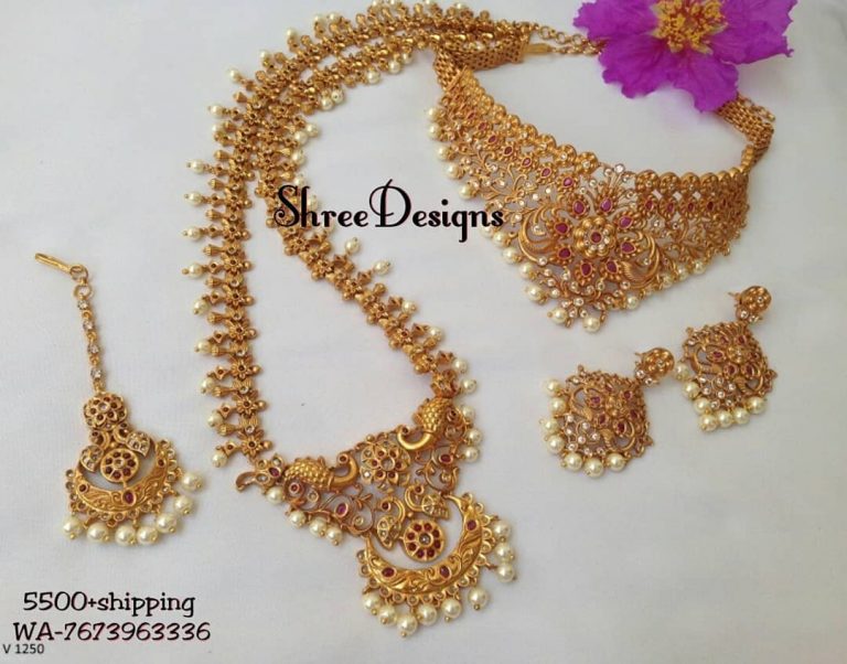 Attractive Bridal Necklace From Shree Designs