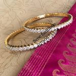Beautiful Silver Stone Bangle From Sree Exotic Silver Jewelleries