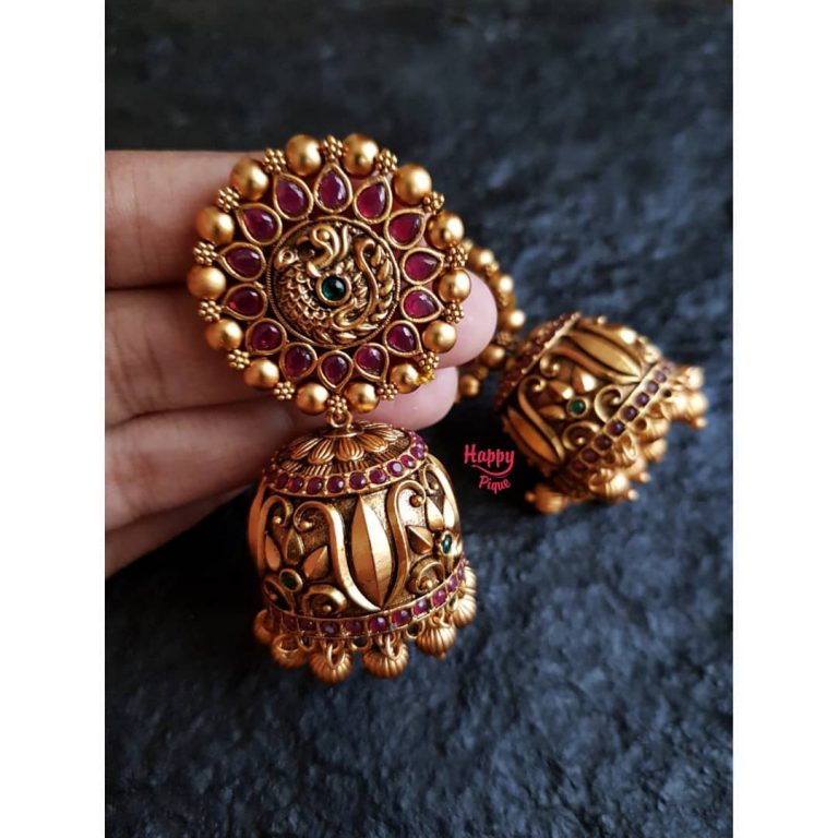 Bold Bridal Jhumka FromHAppy Pique