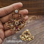 Classic Gold Plated Silver Earring From Nakoda Payals