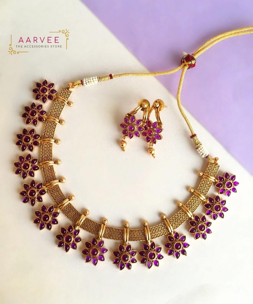 Delightful Necklace Set From Aarvee