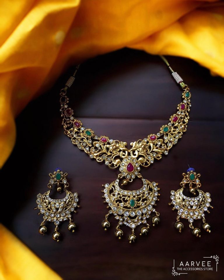 Ethnic Necklace Set From Aarvee