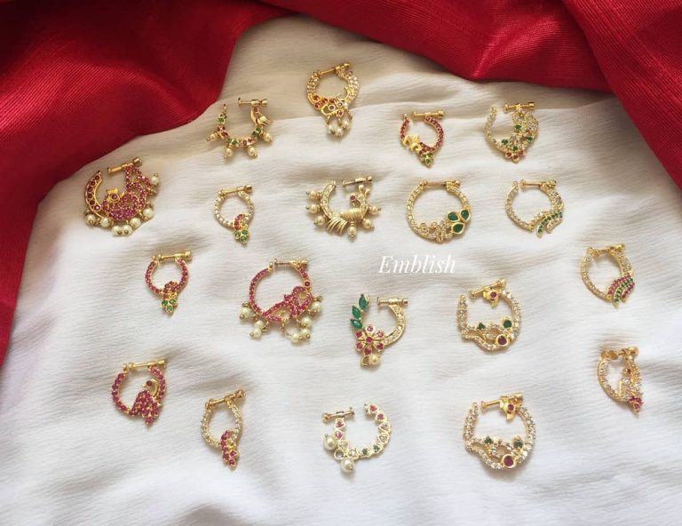 Ethnic Nose Pin Collections From Emblish Coimbatore