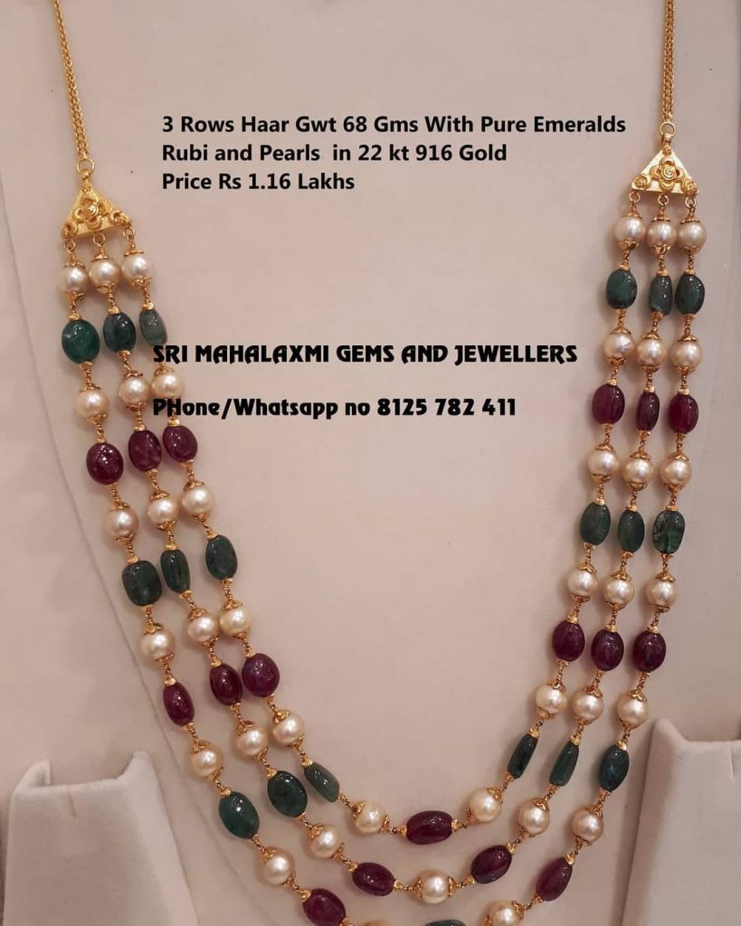 Precious Beads Chains From Sri Mahalakshmi Gems And Jewellery