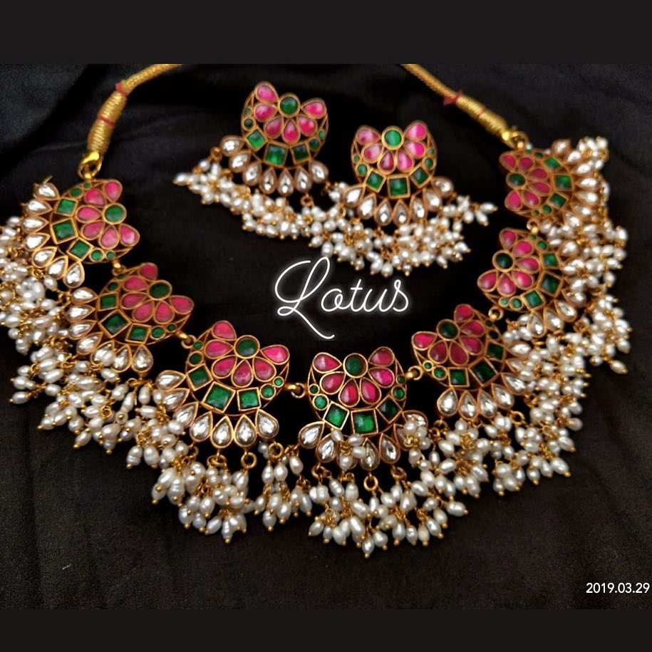 Pretty Pearl Neckalce From Lotus Silver Jewellery