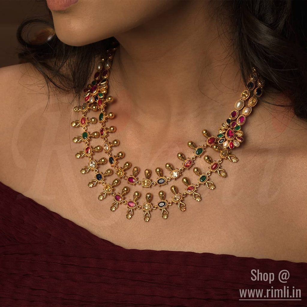 Stunning Double Layer Necklace From Rimli Boutique