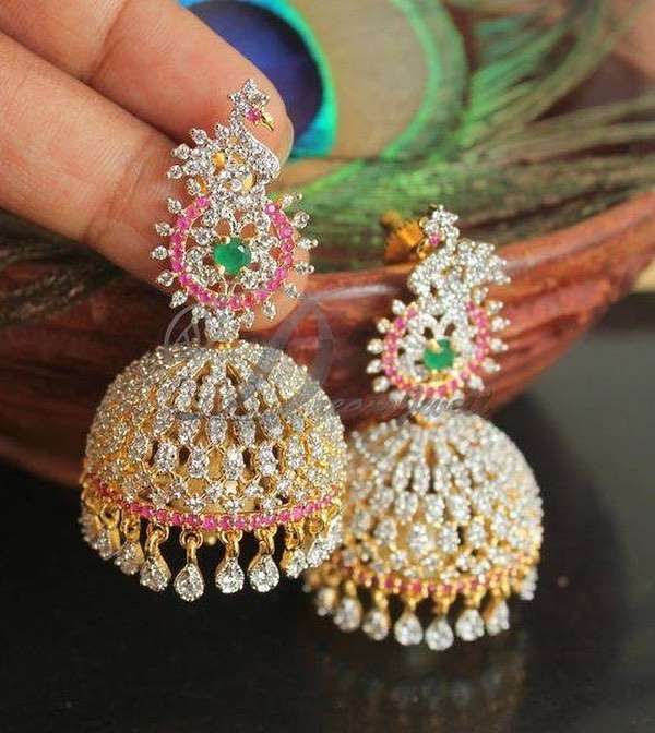 Stunning Stone Jhumka From Dreamjwell