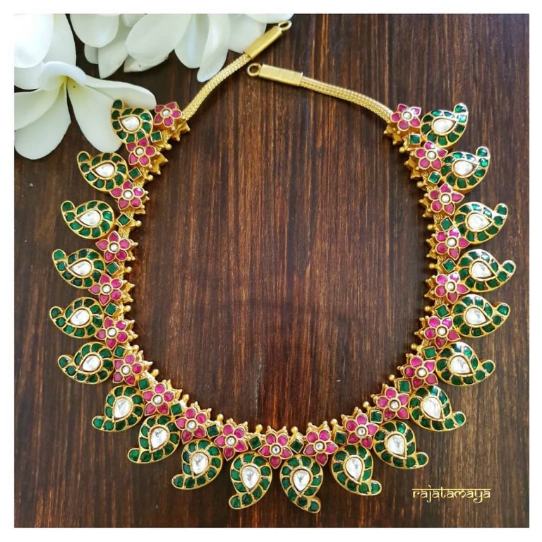 The Reversible Kundan Maanga malai From Rajatamaya