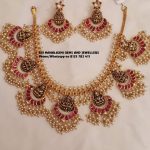 Attractive Gold Necklace From Sri Mahalakshmi Gems And Jewels
