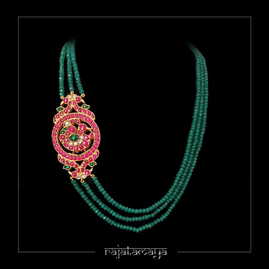 Beautiful Beaded Necklace From Rajatamaya
