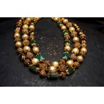 Classic Gold Beaded Necklace From Arnav