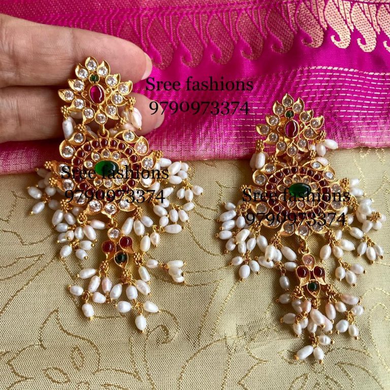 Cute Silver Earrings From Sree Exotic Silver Jewellerie