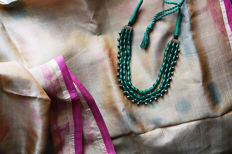 Fashionable Beaded Necklace From Thulika